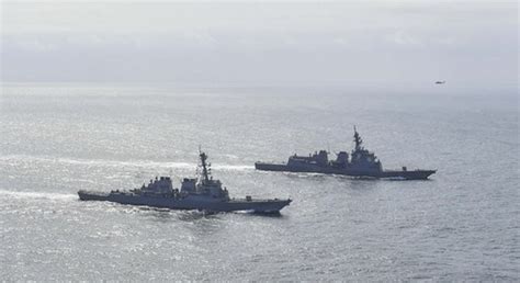 South Korea US Japan Hold Missile Defence Drills In East Sea After