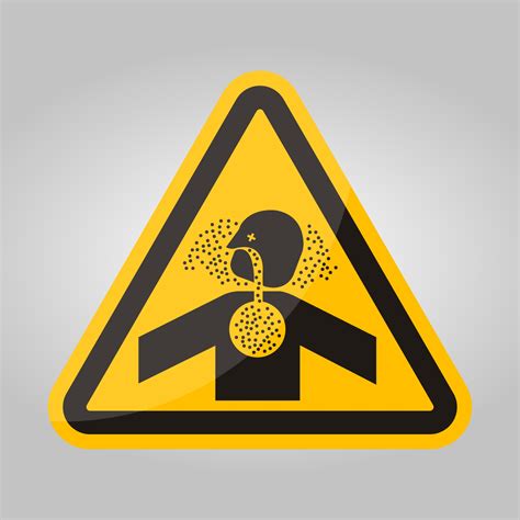 Toxic Gases Asphyxiation Symbol Sign Vector Illustration Isolate On