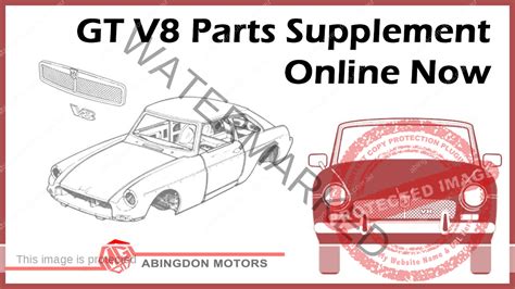 Gt V Parts Supplement Facebook Ad Abingdon Motors Mg City