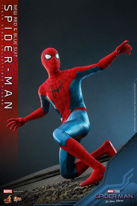 【お一人様1点限り】スパイダーマン ノーウェイホーム ムービー・マスターピース 1 6 フィギュア スパイダーマン New レッド＆ブルー