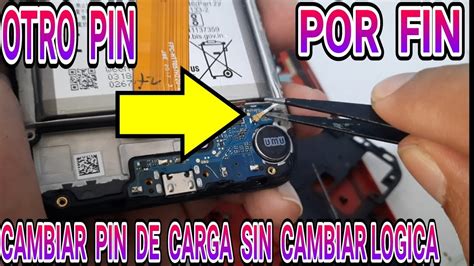 Cambiar pin de carga Samsung a01 Sin Cambiar lógica Desarmar