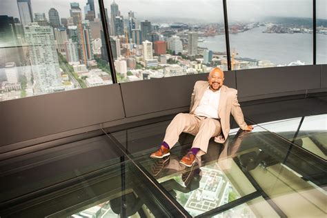 The Space Needle Debuts A Rotating Glass Floor Curbed Seattle