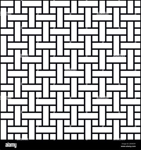 seamless pattern weave line stripe, vector texture weave fabric stripes, national ethno folk ...