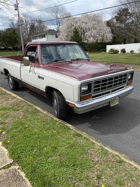 1985 Dodge D150 Pickup Red Rwd Automatic D100 For Sale Photos