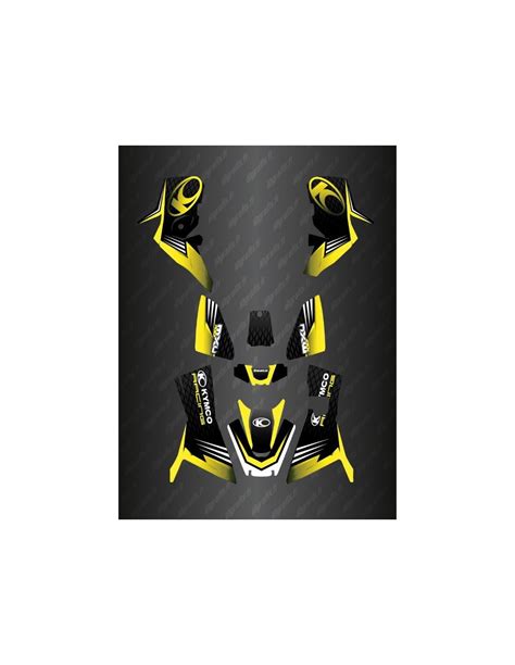 Graphic Kit Slant Edition Full Yellow Kymco 700 MXU After 2019