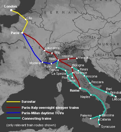 London to Rome flights, trains & coaches