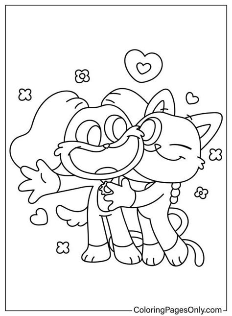 34 CatNap Coloring Pages ColoringPagesOnly In 2024 Ausmalbilder