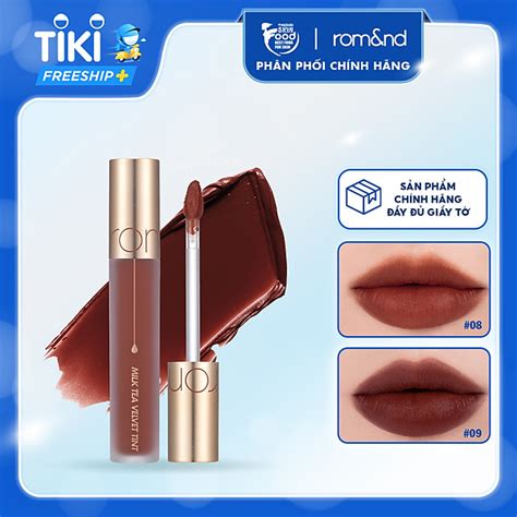 Son Kem Lì Trà Sữa Lâu Trôi Hàn Quốc Romand Milk Tea Velvet Tint Giá