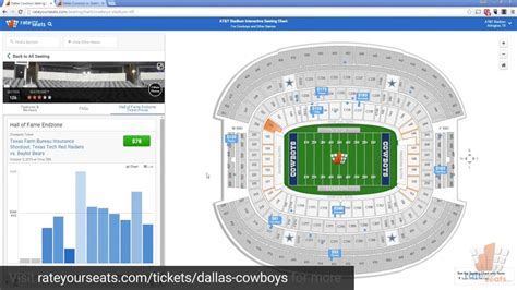 Dallas Cowboys Stadium Seating Chart | Cabinets Matttroy