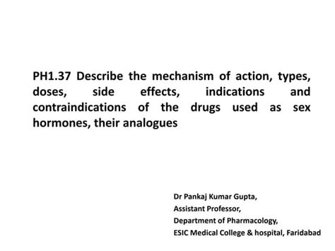 Sex Steroids Ppt