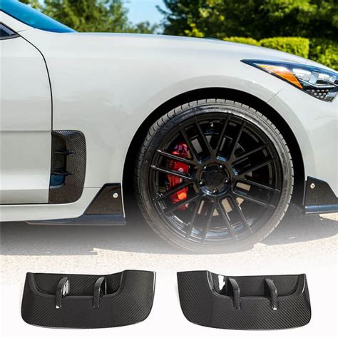 Kia Stinger Carbon Fiber Side Air Fender Vents Exterior Mods Ahacarbon