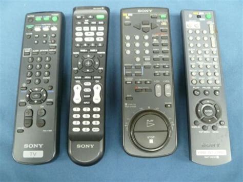 Lot 4 OEM GENUINE SONY Remote Control RMT V102D RM VZ220 RM Y168