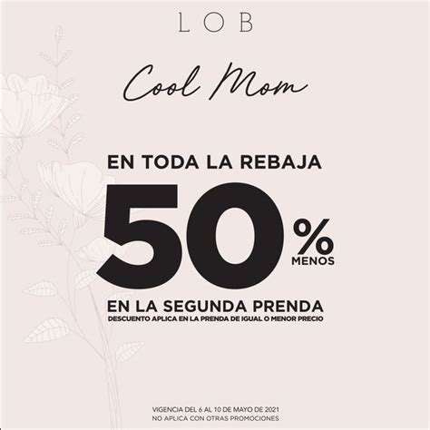 Promoci N Lob D A De Las Madres Da Prenda A Mitad De Precio Y Cup N