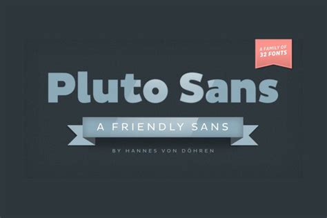 Pluto Sans Font Dafont Free