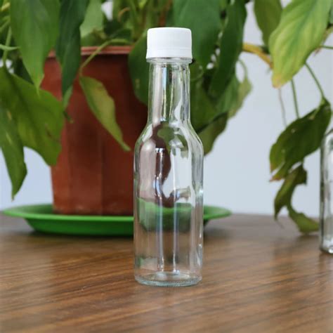 Stock Cheap Clear Tabasco Bottle Ml Ml Ml Hot Sauce Woozy Glass Bottle With Leak Proof