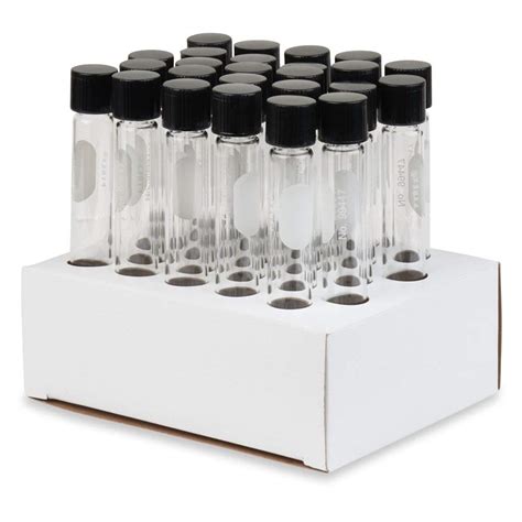 Borosilicate Test Tube With Screw Cap Culture Tubes 5mL Pack Of 50