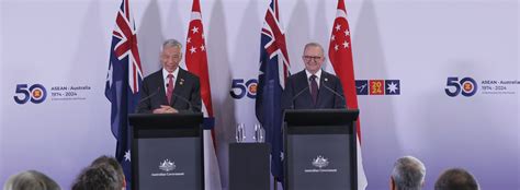 Pmo Pm Lee Hsien Loong At The Joint Press Conference With Australia