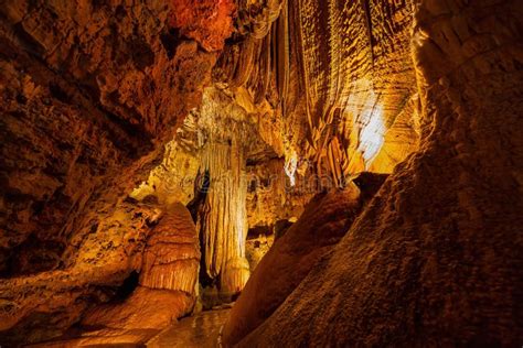 Interior View Of The Meramec Caverns Stock Photo Image Of Travel