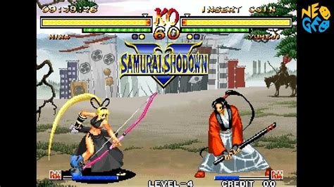 Samurai Shodown V Mina Majikina 1cc Neo Geo Youtube