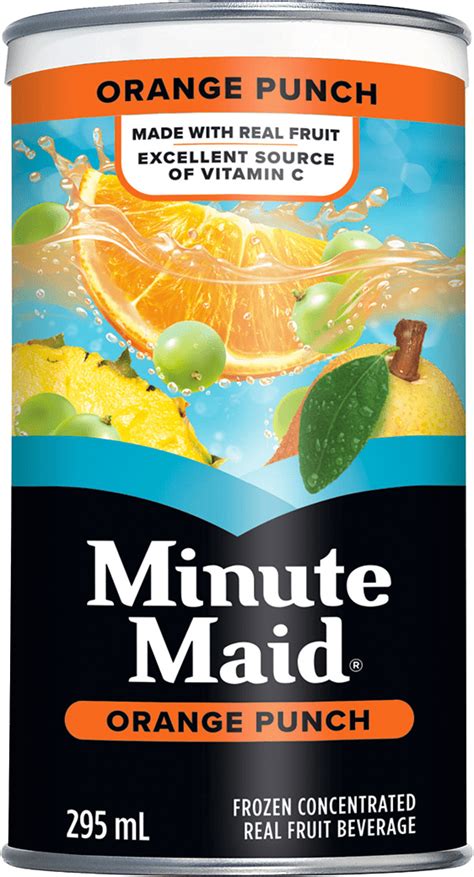 Minute Maid Fruit Drinks Nutrition And Products Coca Cola Ca