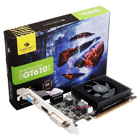 Zebronics Nvidia Zeb GT 610 2 GB DDR 3 Graphics Card At 1560 NVIDIA