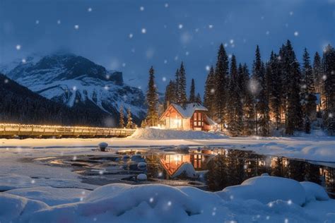 17+ Thousand Cottage Winter Night Royalty-Free Images, Stock Photos ...