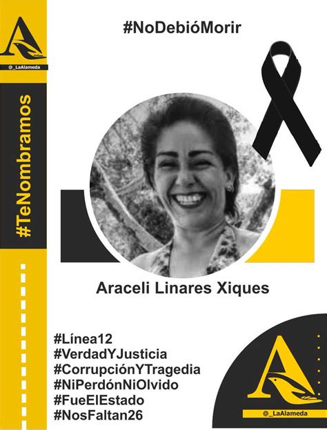 La AlamedaDF On Twitter SiemprePresente Araceli Linares Xiques 52