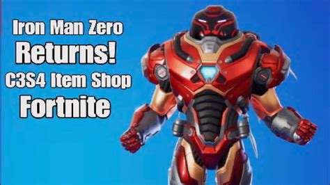 New Iron Man Zero Bundle Transform Picaxe Fortnite Item Shop