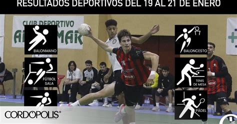 Agenda del Deporte en Córdoba El marcador de CORDÓPOLIS resultados