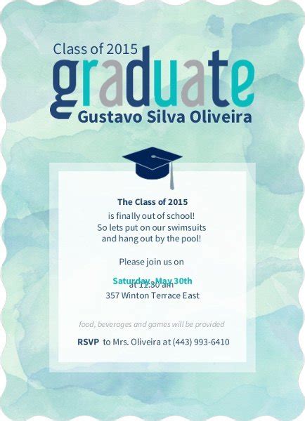 High School Graduation Invitations Invitation Design Blog