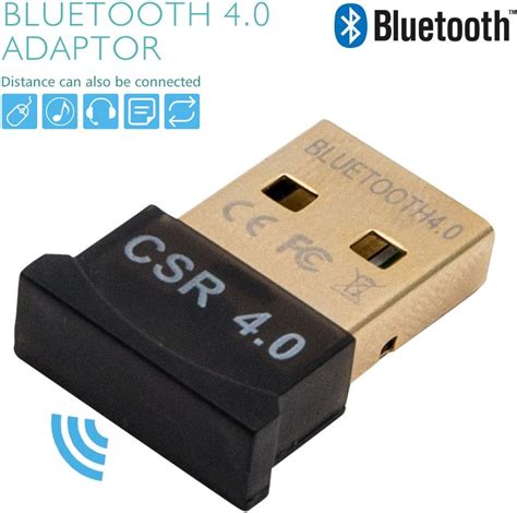 Adaptateur USB Bluetooth CSR 4 0 Plug And Play Pour Windows 10 8 1 8 7