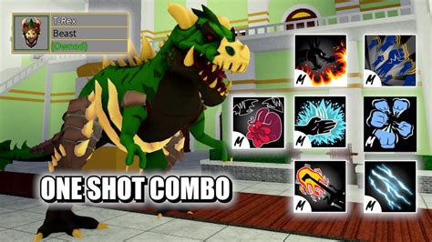 Best T Rex Combo With Every Fighting Style Blox Fruits Christmas