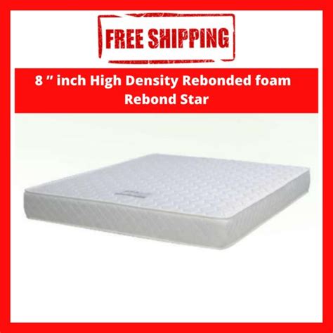 Goodnite Spinahealth 8 ” Inch High Density Rebonded Foam Queen King