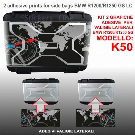 Kit Adesivi Per Valigie Vario Bmw R R Gs Lc Blk Bags