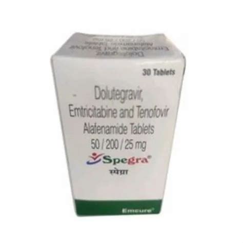 Spegra Dolutegravir Emtricitabine And Tenofovir Alfenamide Tablet