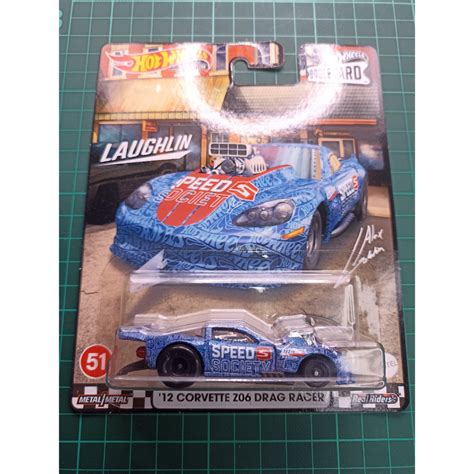 Hot Wheels 12 Corvette Z06 Drag Racer Boulevard Car Culture Shopee