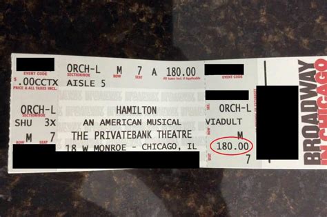 Get Hamilton Tickets at Face Value - Chicago on the Cheap