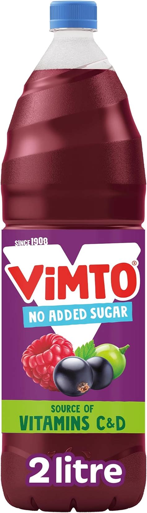 Vimto Original Real Fruit Squash No Added Sugar - Low Calorie Mixed ...