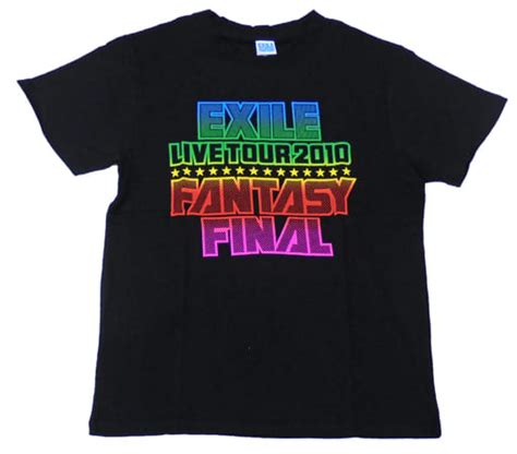 駿河屋 Exile Final ツアーtシャツ ブラック Mサイズ 「exile Live Tour 2010 Fantasy」（tシャツ）