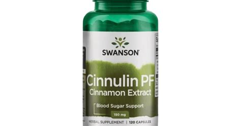 SWANSON Cinnulin PF Cinnamon Extract 150 мг 120 капсули