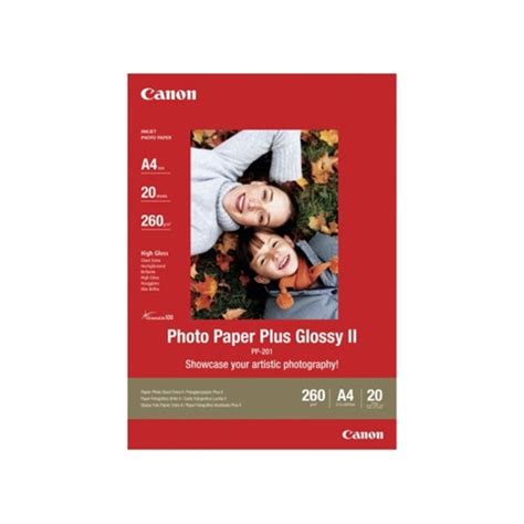 Canon A4 Photo Paper Plus Glossy 260gsm 20 Pack 2311b019 2311b019