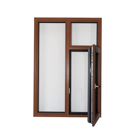 New Series Of Aluminium Ordinary Heat Insulated Casement Window With Double Course Glass