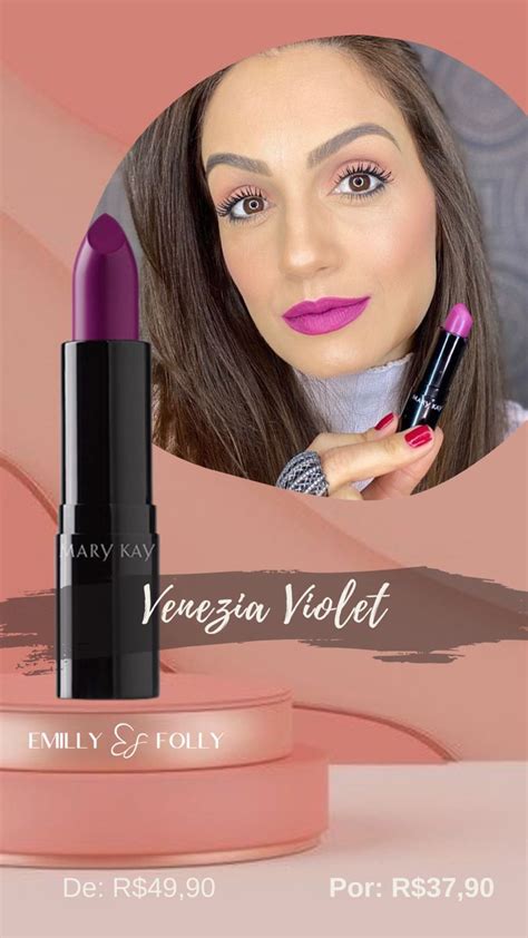 Batom Matte Venezia Violet Mary Kay Produtos Mary Kay Mary Kay