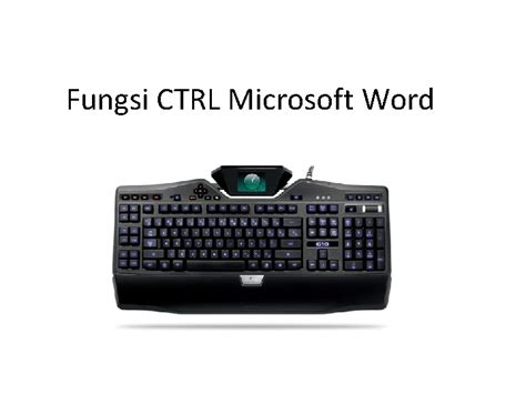 Fungsi Ctrl Microsoft Word Ctrl A Z Ctrl