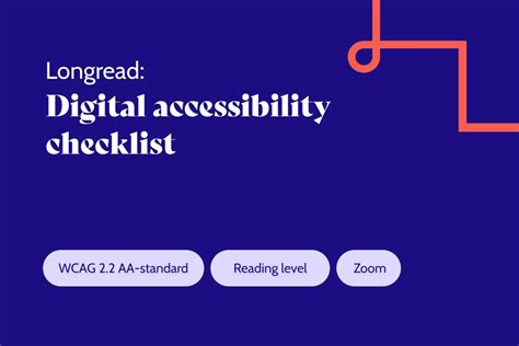 digital accessibility checklist dropsolid digital experience company