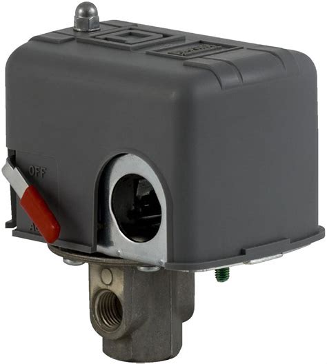 SQUARE D Air Compressor Pressure Switch; Range: 20 to 100 psi, Port ...