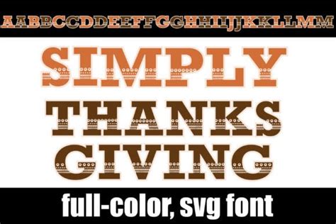 Simply Thanksgiving Font - Font Canyon