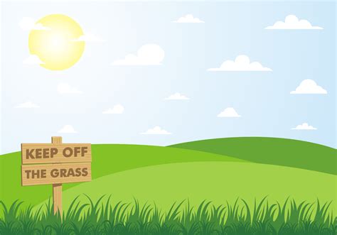 Keep Off The Grass Background Free Vector 97801 Vector Art at Vecteezy