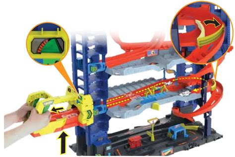 Hot Wheels Hkx48 4b70g2 City Ultimate Garage Playset Instructions