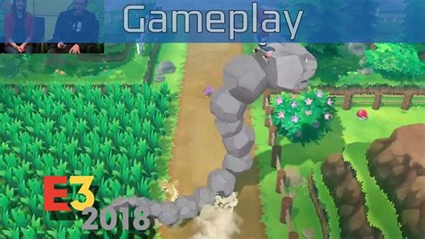 Pokémon Lets Go Pikachu E3 2018 Gameplay Hd Youtube